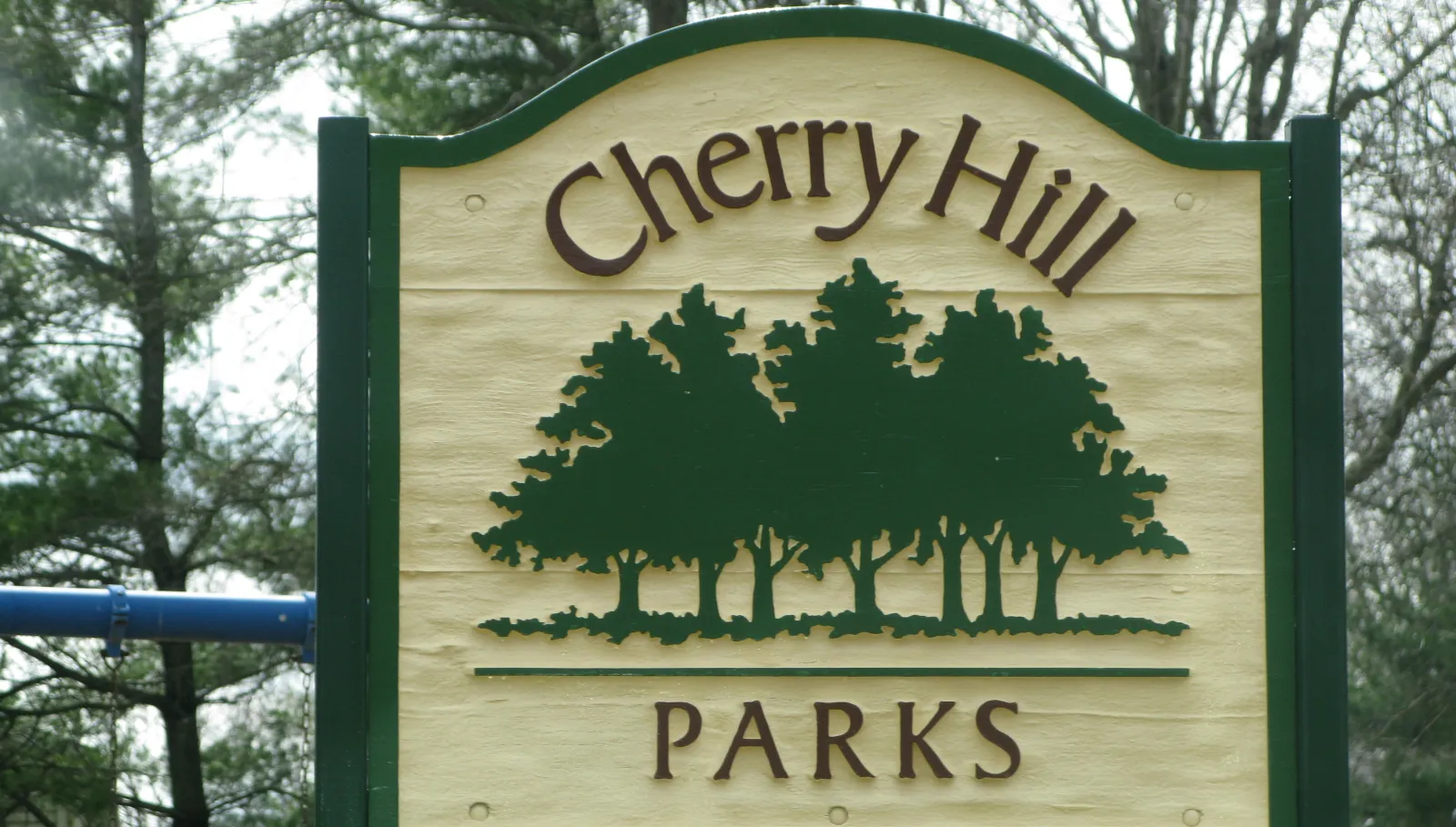 The Cherry Hill Parks sign