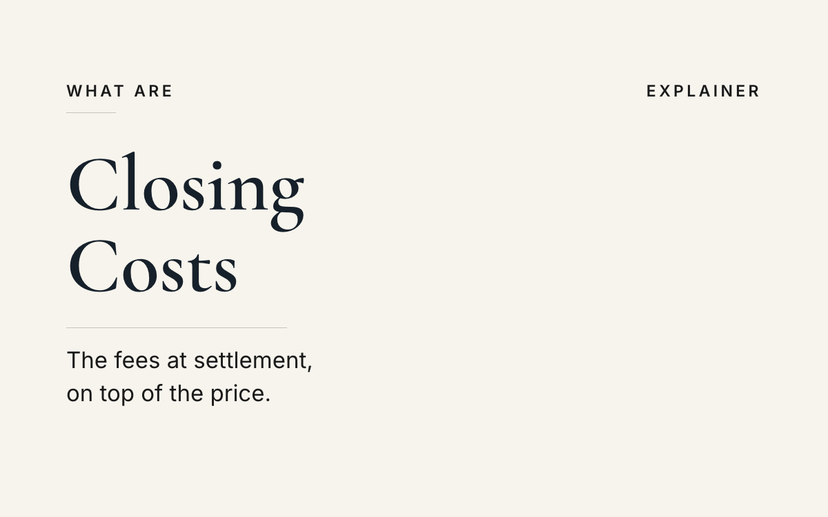 What are closing costs? An explainer from The JK Realty Group.