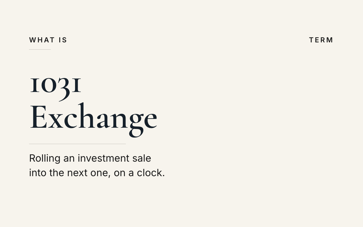 What is a 1031 exchange? An explainer from The JK Realty Group.