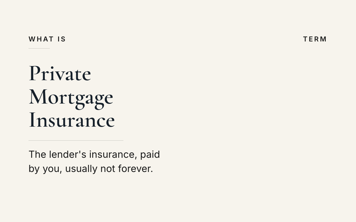 What is private mortgage insurance? An explainer from The JK Realty Group.