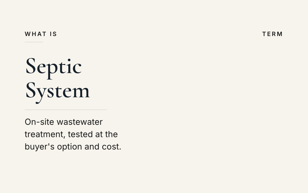What is a septic system? An explainer from The JK Realty Group.