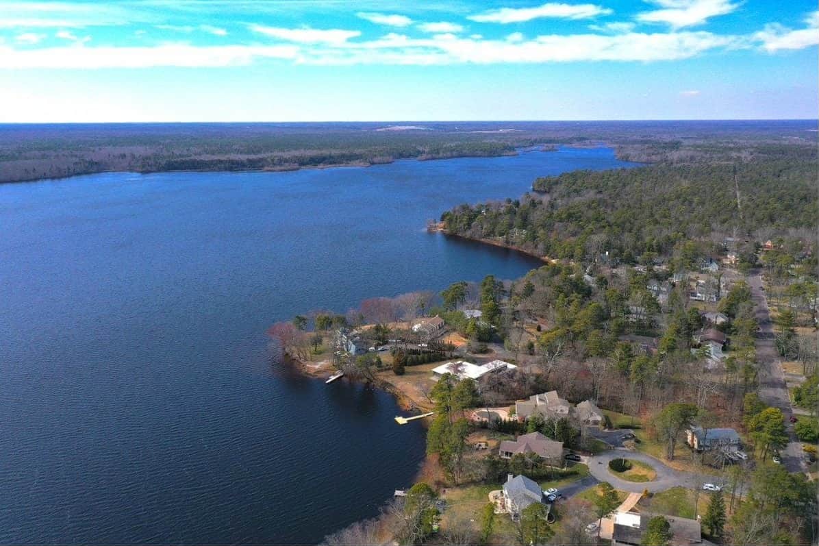 South Jersey residential neighborhood from above