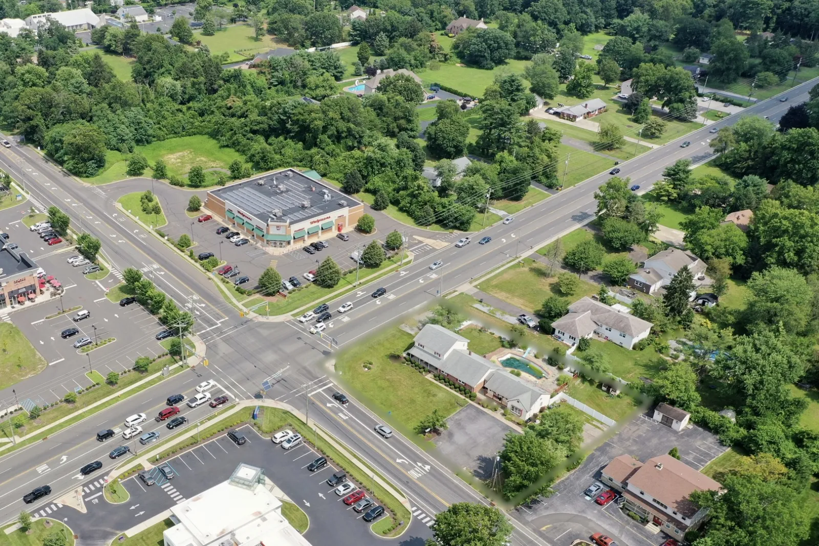 Aerial view of Sewell, Washington Township, NJ